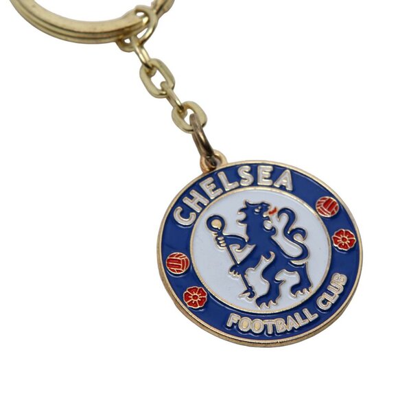 Chelsea Football Club Crest Keyring Soccer Footie Metal FC Team Blue White Red - Picture 3 of 3